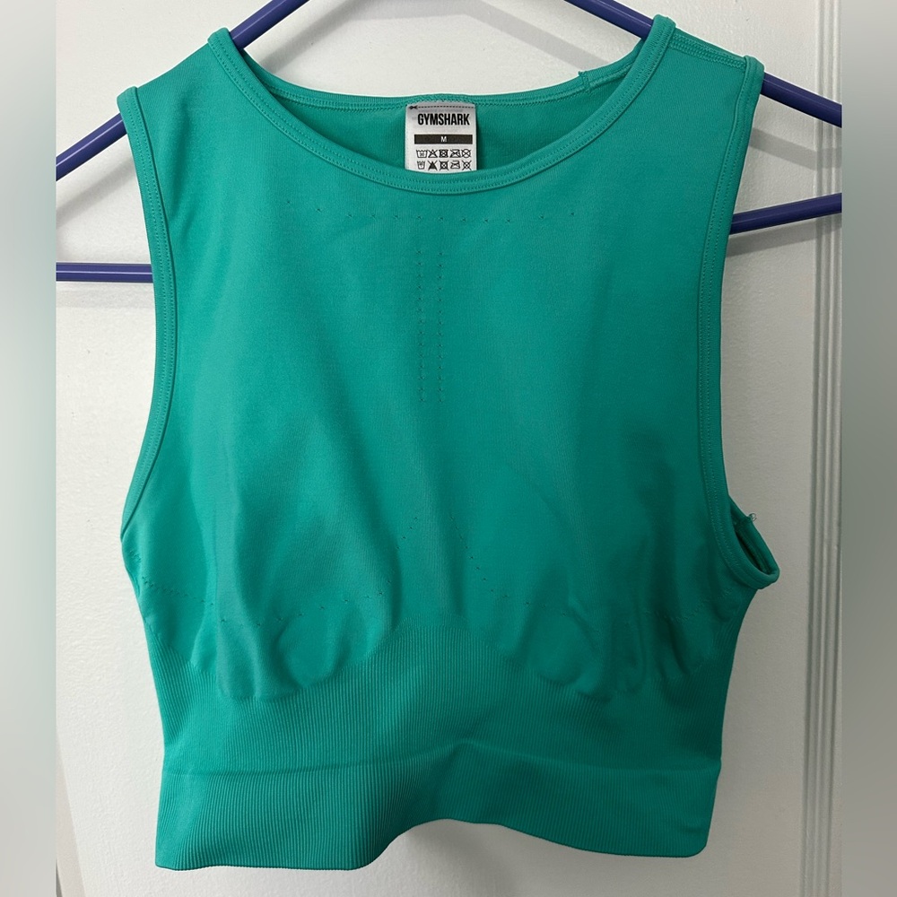 Gymshark Women's Teal Tank Top